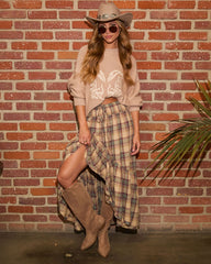 Soft Stroll Embroidered Horse Sweater