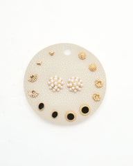 Midnight Minis Multi Stud Earrings