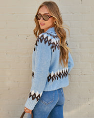 Serene Morning Abstract Cardigan