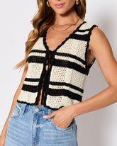 Meghan Knit Sleeveless Sweater