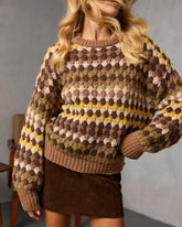 Sierana Knit Abstract Sweater