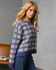 Quiet Hours Abstract Sweater