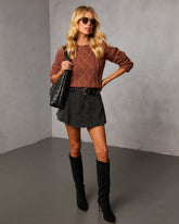Claudete Cable Knit Sweater