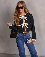 Boulevard Stroll Front Tie Jacket