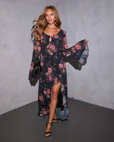 Chapel Glow Printed Maxi Dress