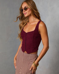 Larklin Corduroy Vest Top