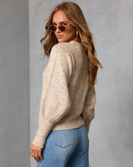 Emmie Crewneck Speckled Sweater