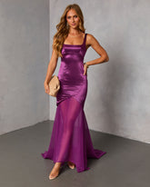 Emberline Fishtail Hem Maxi Dress