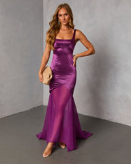 Emberline Fishtail Hem Maxi Dress