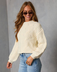 Marosia Twisted Cable Knit Sweater