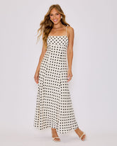 Paulina Polka Dot Maxi Dress