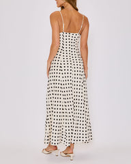 Paulina Polka Dot Maxi Dress