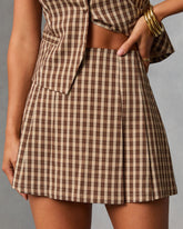 Rosalinde Plaid Mini Skirt