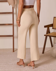 Soft Confession Straight Leg Knit Pants