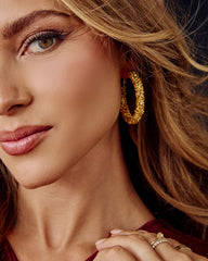 Serise Crystal Hoop Earrings