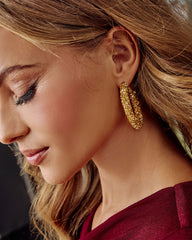 Serise Crystal Hoop Earrings