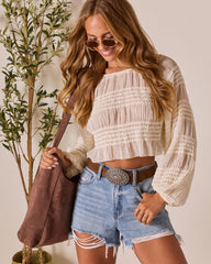 Amorosa Faux Suede Belt