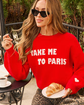 Take Me To Paris Crew Neck Sweater