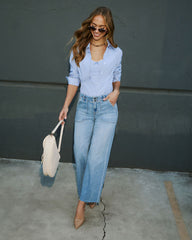 Told You So Striped Bralette Top