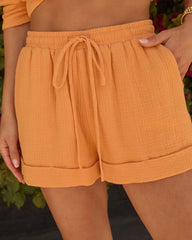 Ocean Kissed Cuffed Drawstring Shorts