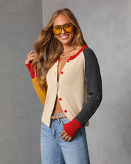 Celinda Knit Colorblock Cardigan