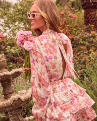 Garden Glee Ruffle Floral Romper
