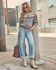 Meadow View Abstract Cardigan