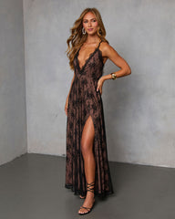 Harvest Kiss Lace Maxi Dress