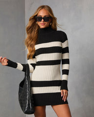 Rieley Knit Colorblock Mini Dress