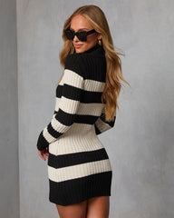 Rieley Knit Colorblock Mini Dress