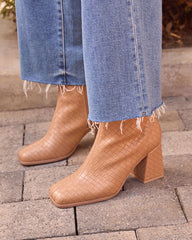 Chanie Woven Leather Booties