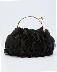 Soft Glance Floral Top Handle Pouch