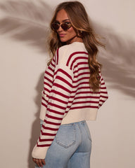 Kindred Coast Striped Knit Sweater