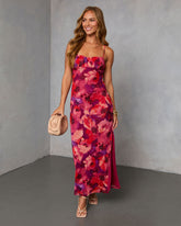 Amber Harvest Mesh Maxi Dress