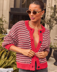 Whipped Chai Abstract Cardigan