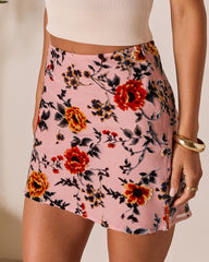 Forever Darling Floral Mini Skirt
