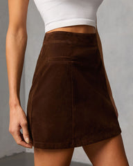 Cedar Sky Suede Mini Skirt