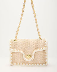 Jenie Straw Shoulder Bag