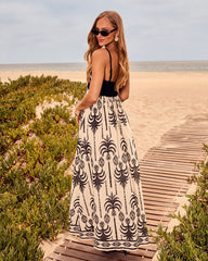 Kylen Printed Maxi Dress