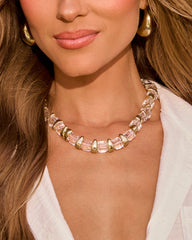 Last Light Clear Stone Necklace