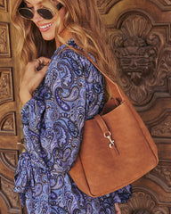 Weslie Suede Shoulder Bag