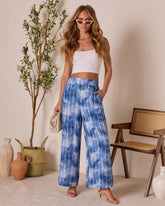 Loulen Striped Tie Dye Pants