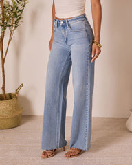 Celinah Stretch High Rise Wide Leg Denim