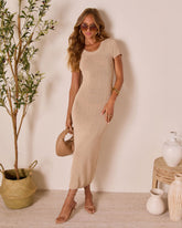 Afternoon Muse Knit Maxi Dress