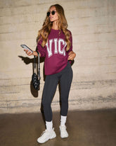 VICI Muse Oversized Graphic Sweatshirt