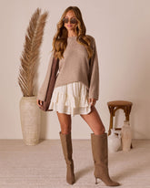 Zelina Crew Neck Sweater