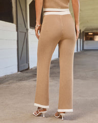 Rosemere Contrast Wide Leg Pants