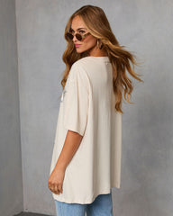 Ghost Rider Distressed Oversized Graphic Tee