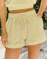 Geniva Drawstring Sweat Shorts