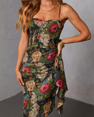 Charmed Guest Wrap Midi Dress